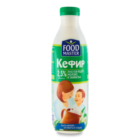 Кефир 2.5% Food Master п/бут 900г