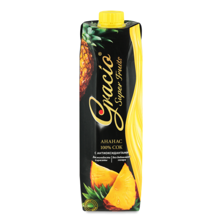 Сок Неосветленный Ананас Gracio т/п 0.95л Сок Неосветленный Ананас Gracio т/п 0.95л