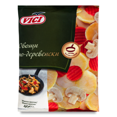 Овощи Быстрозамороженные по-деревенски Vici м/у 400г