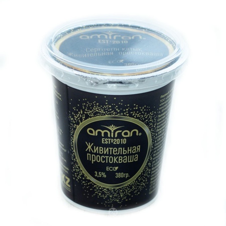 Простокваша Amiran Immunivit Кисломолочная 3,5% 380мл Стак Простокваша Amiran Immunivit Кисломолочная 3,5% 380мл Стак