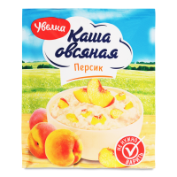 Каша Овсяная Быстрого Приготовления Персик Увелка м/у 40г Каша Овсяная Быстрого Приготовления Персик Увелка м/у 40г