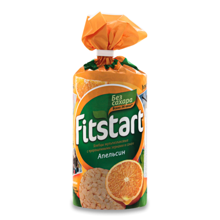 Хлебцы Мультизлаковые с Пророщенными Зернами и Соком Апельсин Fitstart м/у 100г