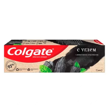 Зубная Паста Colgate с Углем Эффективное Отбеливание 75мл Кор