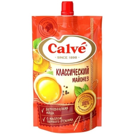 Майонез Calve Классический 50% 400 гр д/п