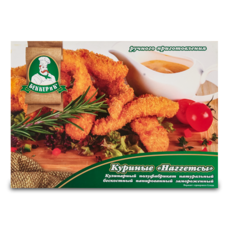 Наггетсы Куриные Ручного Приготовления Замороженные беккер&к к/у 700г