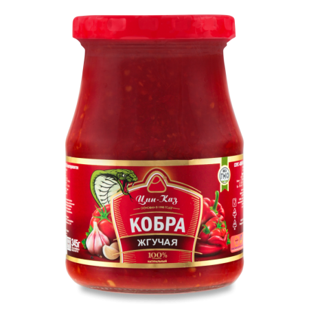 Соус Пастеризованный Кобра Жгучая цин-каз с/б 345г