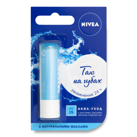 Бальзам Для Губ аква-уход Nivea 4.8г