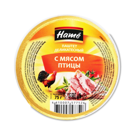 Паштет Hame Мясо Птицы 75гр Стак