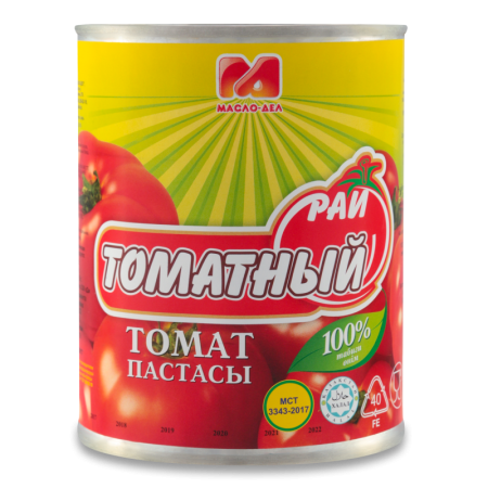 Паста Томатная Томатный Рай масло-дел ж/б 950г