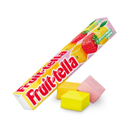 Конфеты Fruit Tella Ассорти 41гр Кнврт