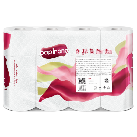 Туалетная Бумага Papirone Aroma 12шт гр/у