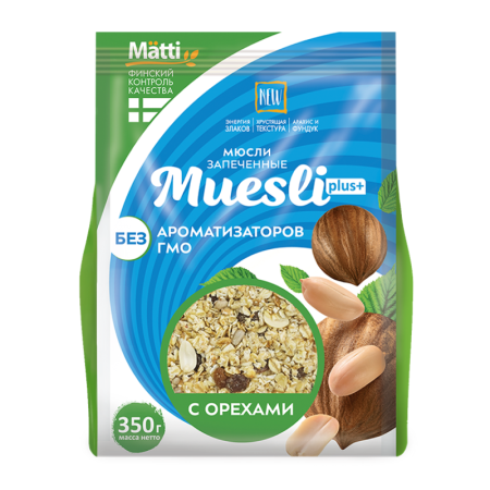 Мюсли Matti Орехи 350г стаб/б