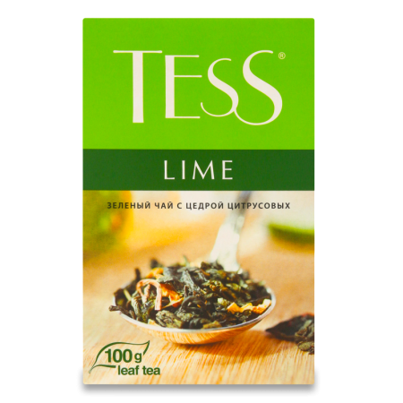Чай Tess Lime Зел Цедра Цитрусовых 100гр Кор