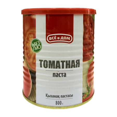 Паста Томатная Всё в Дом 800гр ж/б Паста Томатная Всё в Дом 800гр ж/б