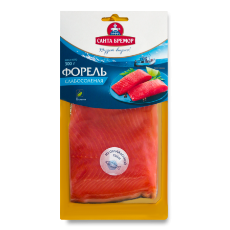 Семга филе-кусок Санта Бремор с/с в/у 300г