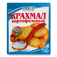 Крахмал Картофельный Омега Специи м/у 50г Крахмал Картофельный Омега Специи м/у 50г