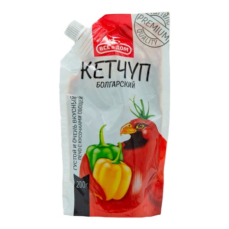 Кетчуп Всё в Дом Болгарский 200гр д/п