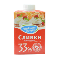 Сливки Чудское Озеро д/взбивания 33% 500 мл Tba Сливки Чудское Озеро д/взбивания 33% 500 мл Tba
