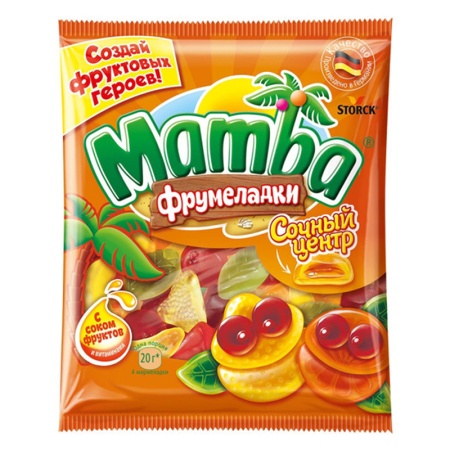 Мармелад Mamba Фрумеладки Сочный Центр 140гр бл/у