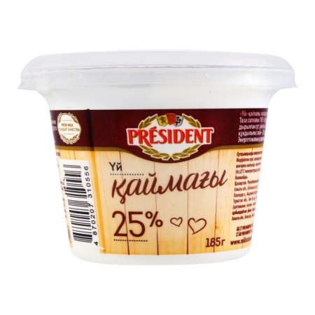 Сметана Foodmaster Домашняя 25% 185гр Стак