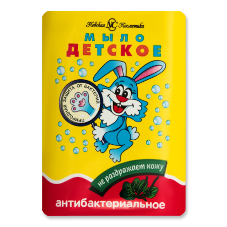 Мыло Туалетное Антибактериальное Детское Невская Косметика 90г