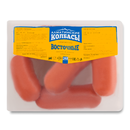 Сардельки Восточные Алматинские Колбасы кг