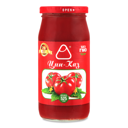 Паста Томатная Пастеризованная цин-каз с/б 525г