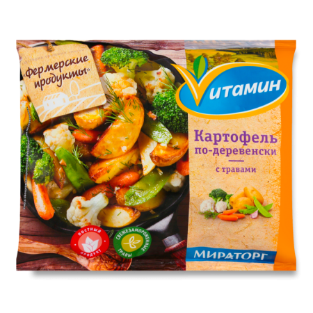 Картофель по-деревенски с Травами Vитамин м/у 400г