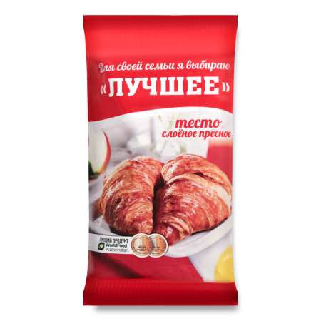 Тесто Слоеное Пресное Максимальный Размах м/у 1кг