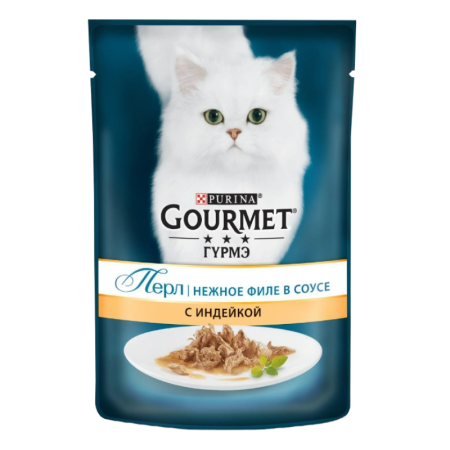 Корм Gourmet Perle д/кошек c Индейкой в Соусе 75гр Саше