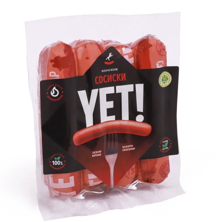 Сосиски Yet Конские Вареные шт в/у Сосиски Yet Конские Вареные шт в/у