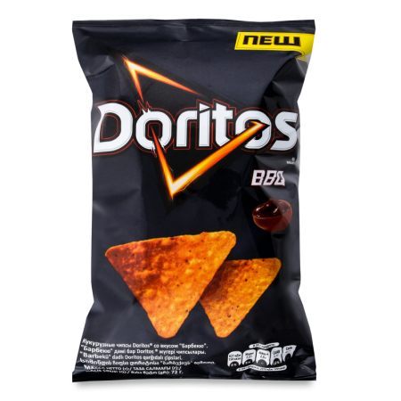 Чипсы Doritos Кукурузные Барбекю 72гр п/п