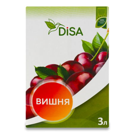 Нектар яблочно-вишневый Disa т/п 3л Нектар яблочно-вишневый Disa т/п 3л