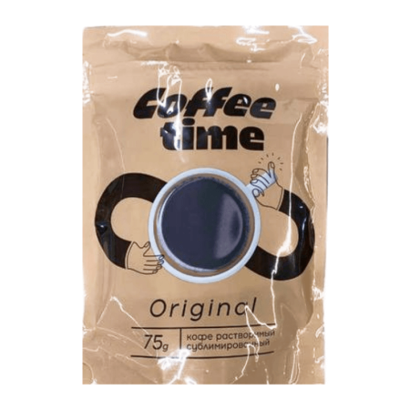Кофе Coffee Time Растворимый Сублимированный 75гр д/п