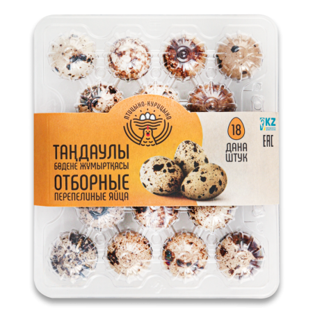 Яйца Перепелиные Отборные птицыно-курицыно п/у 18шт
