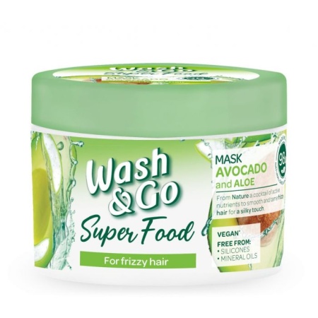 Маска wash&go Superfood с Авокадо и Алое 300мл Бан