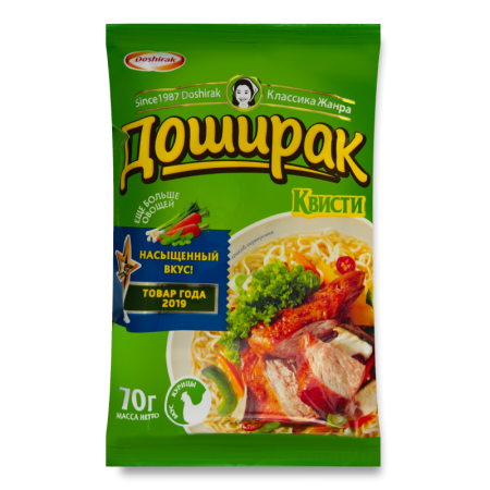 Лапша Быстрого Приготовления со Вкусом Курицы Квисти Доширак м/у 70г