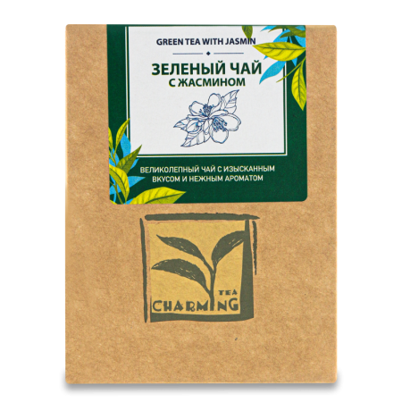 Чай Charming Зел Чай с Жасмином 100гр Кор Чай Charming Зел Чай с Жасмином 100гр Кор