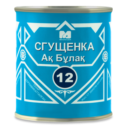 Продукт Сгущенный 12% растительно-молочный с Сахаром Сгущенка ак Булак масло-дел ж/б 360г