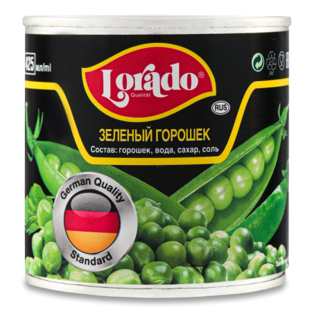 Горошек Зеленый Lorado ж/б 425мл