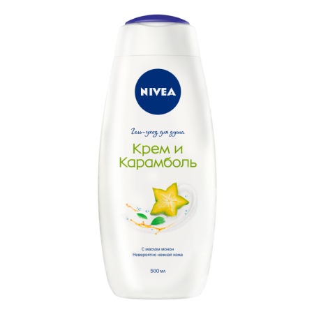 гель-уход д/душа Nivea Крем Карамболь 500мл фл