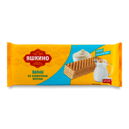 Вафли со Сливочным Вкусом Яшкино м/у 300г