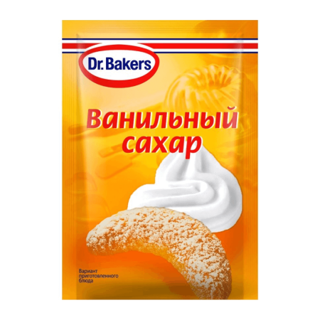 Сахар dr Bakers Ванильный 8г Саше