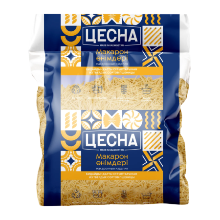Макароны Цесна Паутинка 1,6кг Меш