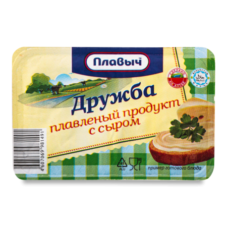 Продукт Плавленый 50% с Сыром Дружба Плавыч п/у 90г
