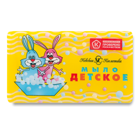 Мыло Туалетное Твердое Детское Невская Косметика 140г