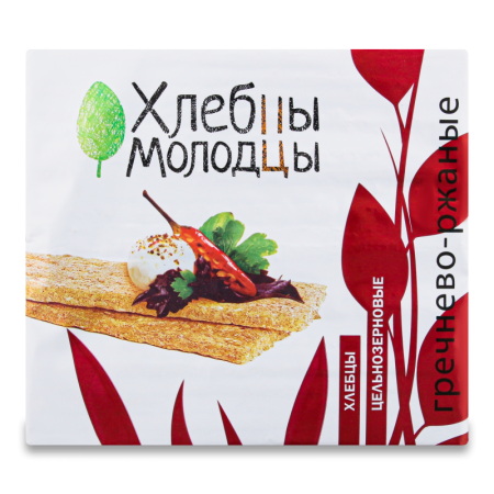 Хлебцы хлебец-молодец греч/ржан 110гр Хлебцы хлебец-молодец греч/ржан 110гр