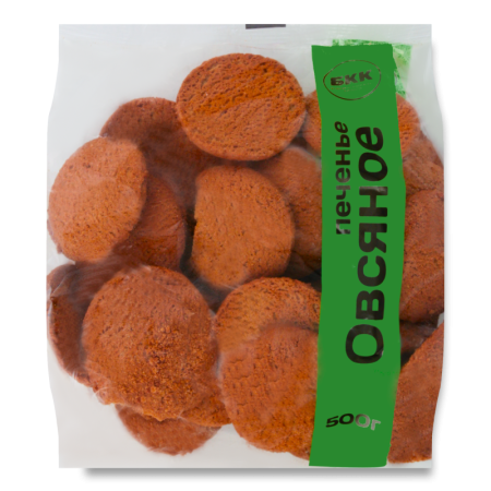 Печенье Овсяное Бкк м/у 500г