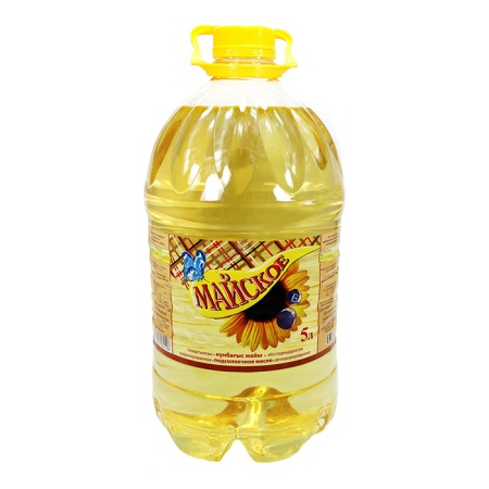 Масло Майское Подсолнечн раф/дез 5л п/б