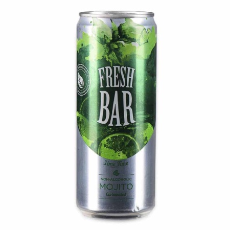 Напиток Fresh Bar Коктейль Мохито б/алк 0,45л ж/б